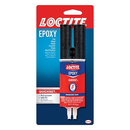 Loctite Adhesive, Translucent, Syringe 1395391
